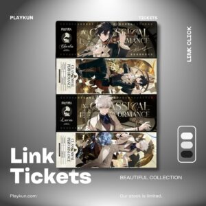 Link Click Trading Cards Ticket Set