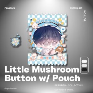 Little Mushroom Button & Pouch