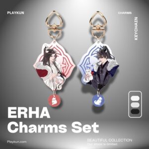 The Husky and his White Cat Shizun Acrylic Charm Keychains Set