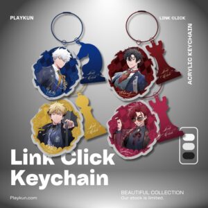 Link Click Bridon Arc Acrylic Keychain: Racing with Time