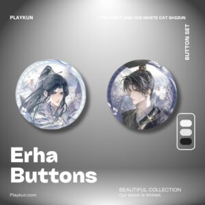 The Husky and his White Cat Shizun Button Set