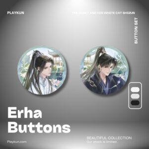 The Husky and his White Cat Shizun Button Set