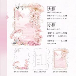 Acrylic Floral Card Case