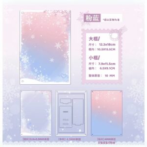 Acrylic Snowflakes Card Case