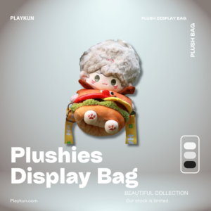 Hamburger 20cm Plushie Display Bag